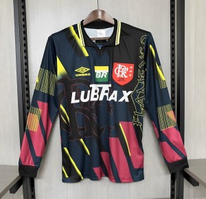 Retro1997/98 Flamengo Black Goalkeeper Long Sleeve Jersey