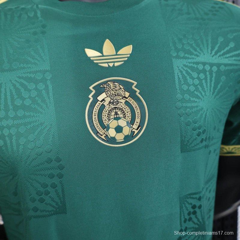 Player Version 2025 Mexico Gold Cup Green Special Jersey