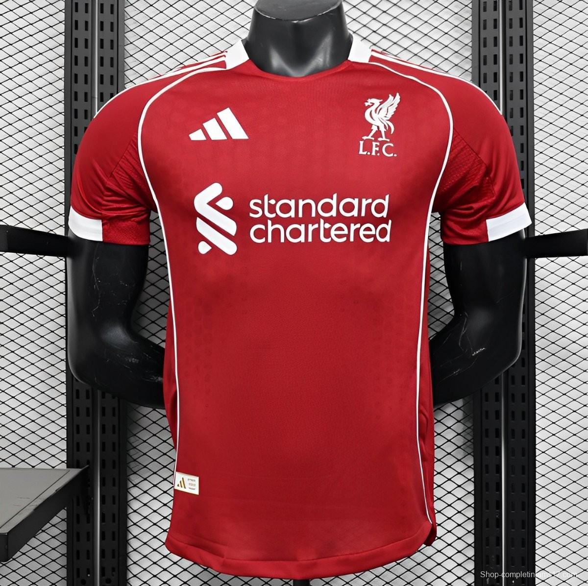Player Version 25/26 Liverpool Home Jersey