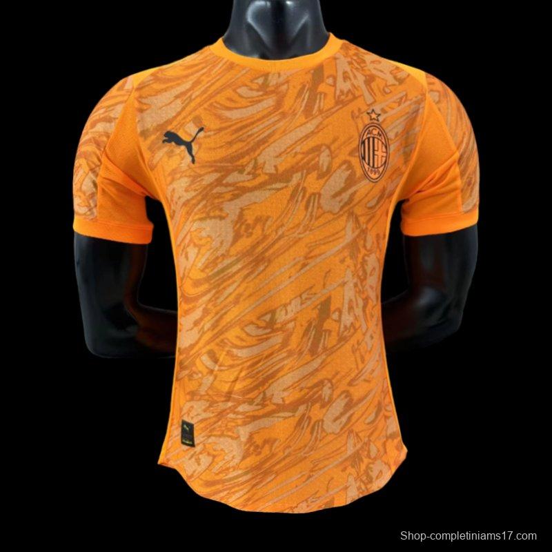 Player Version 25/26 AC Milan Goalkeeper Third Orange Jersey