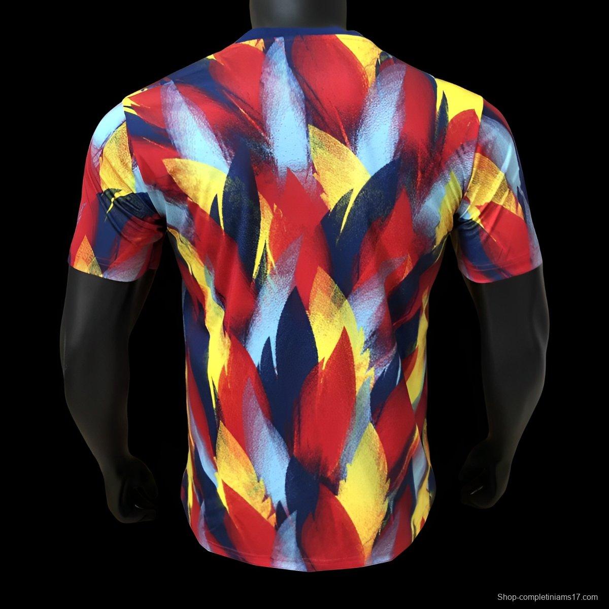Player Version 25/26 Arsenal Multicolor with Abstract Brush Pattern Jersey