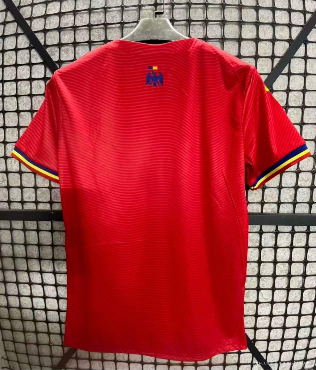 2025 Romania Away Red Jersey