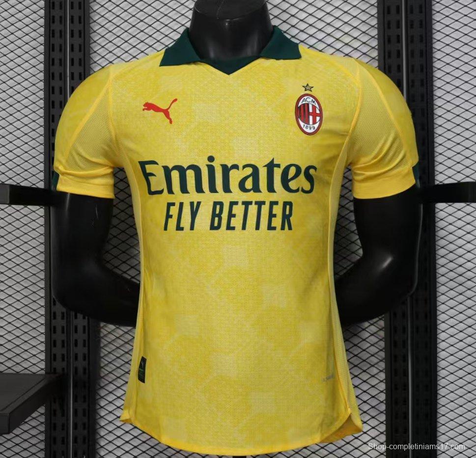 Player Version 25/26 AC Milan Third Yellow Jersey