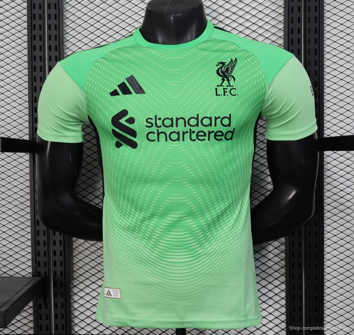 Player Version 25/26 Liverpool Green Goalkeeper Jersey