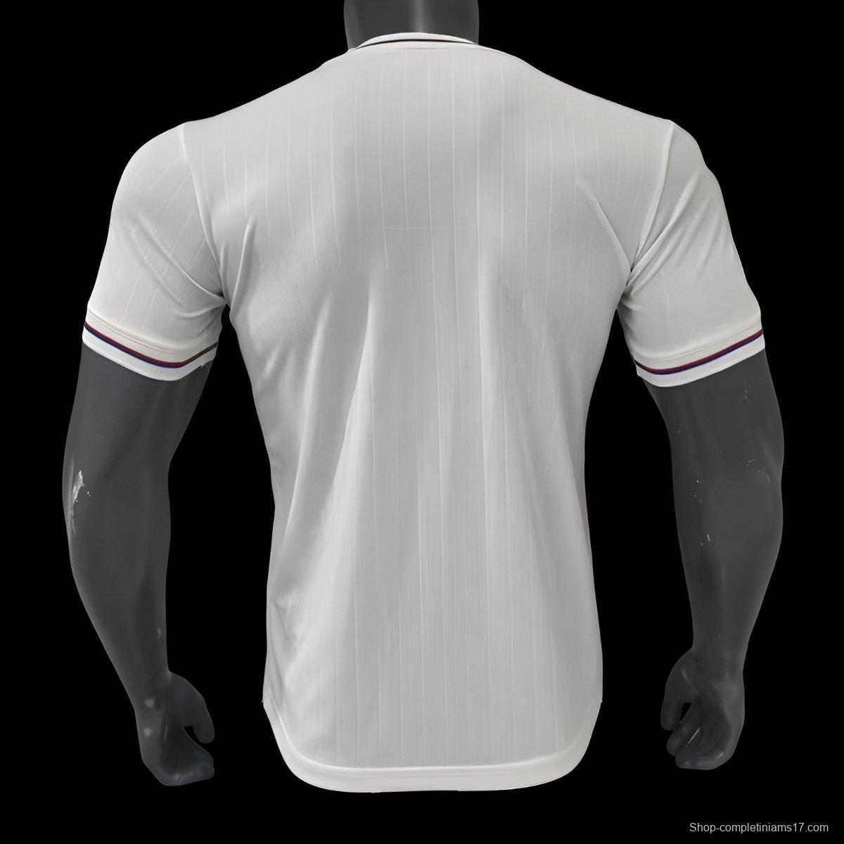 25/26 Olympique Lyonnais WHITE Anniversary Jersey