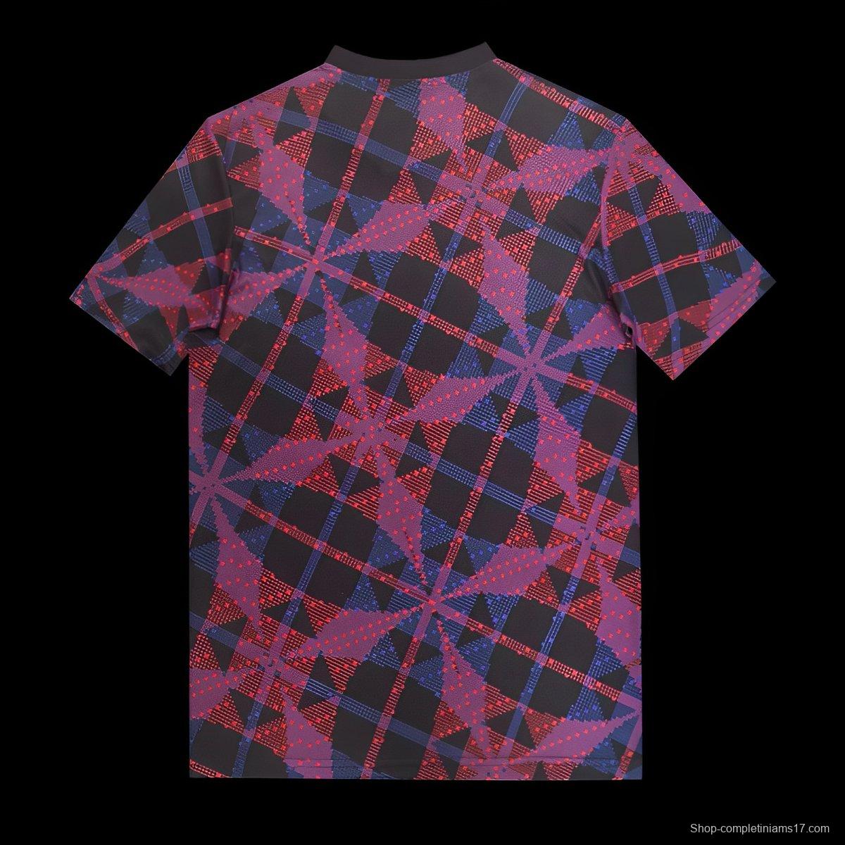 25/26 Olympique Lyonnais Lyon Purple with Geometric Pattern Jersey