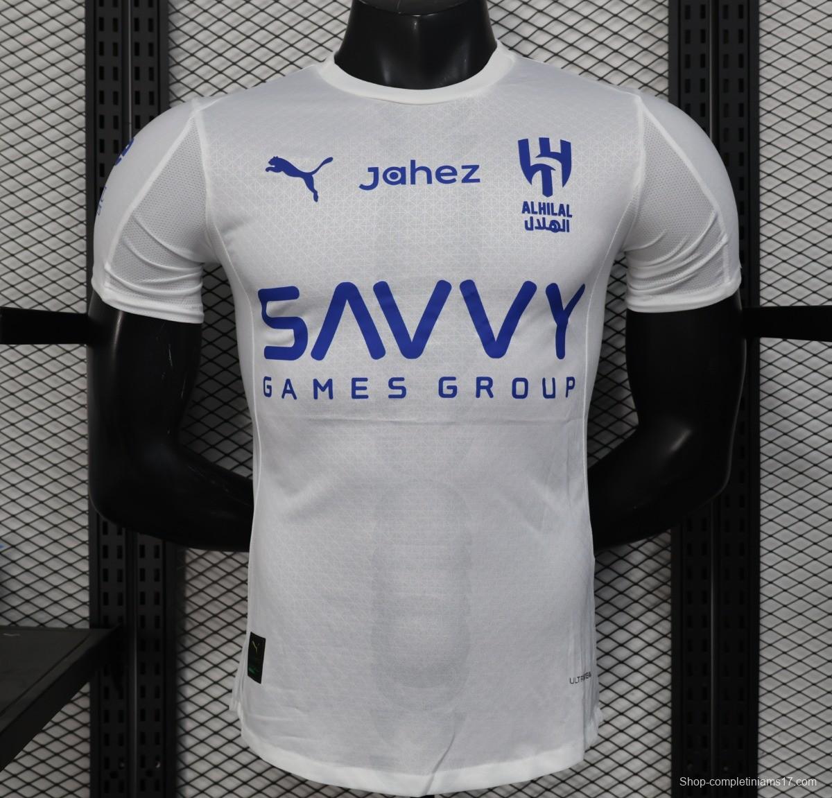 Player Version 25/26 Al-Hilal Away WHITE Jersey