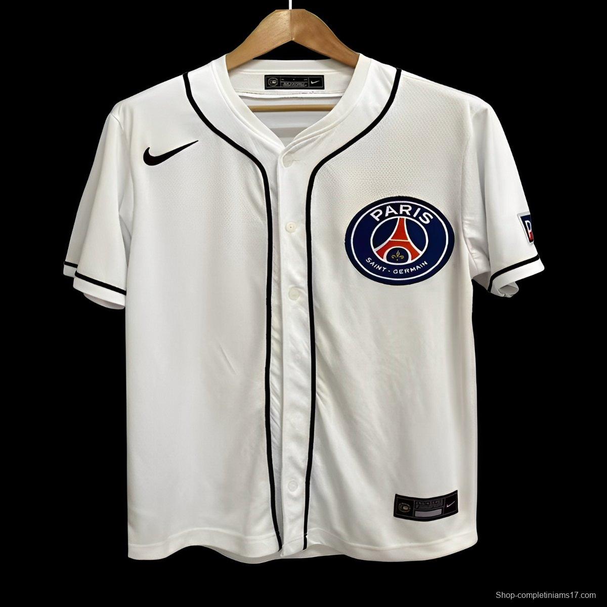 25/26 PSG US Pack Baseball WHITE Jersey