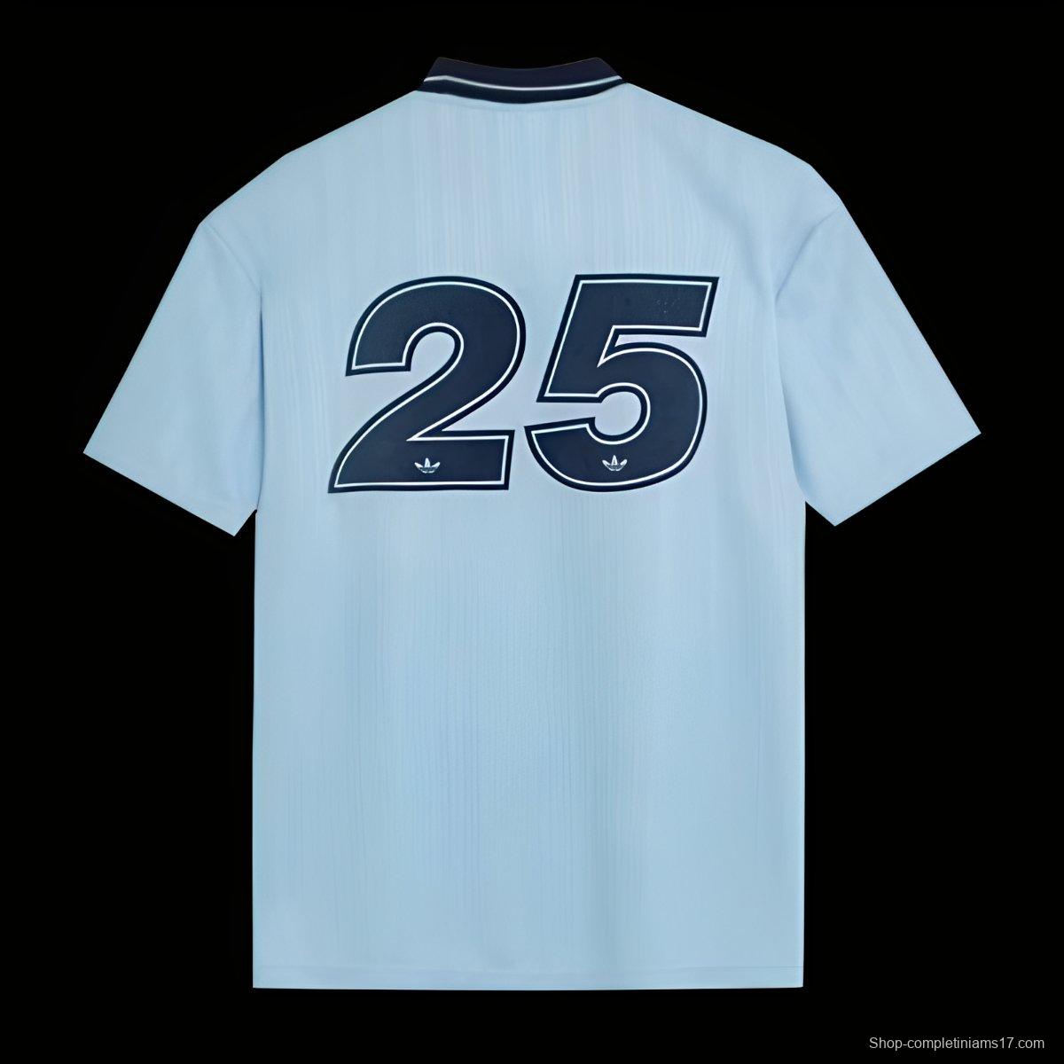 2025 Adidas x Oasis Tour Jacquard Clear Sky Jersey