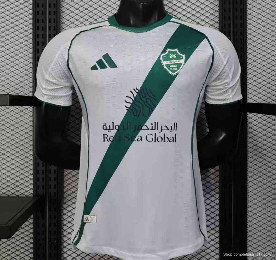 Player Version 25/26 Al-Ahli Home White Jersey