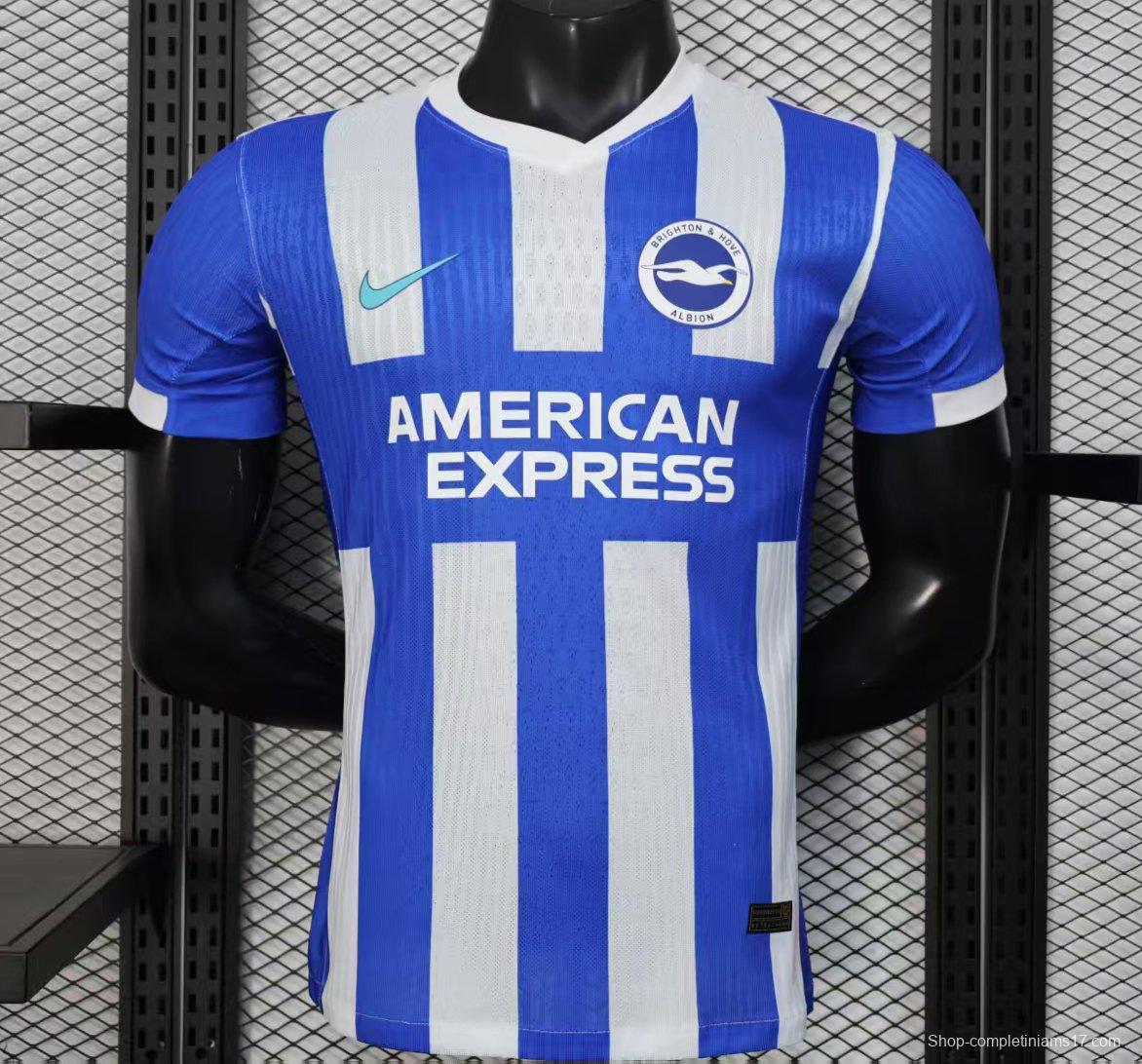 Player Version 25/26 Brighton Hove Albion Home Jersey