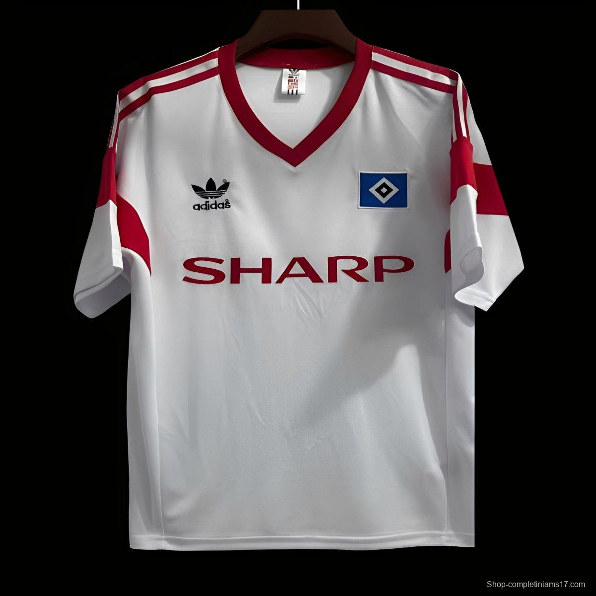 Retro 88/89 Hamburger SV Home Jerey