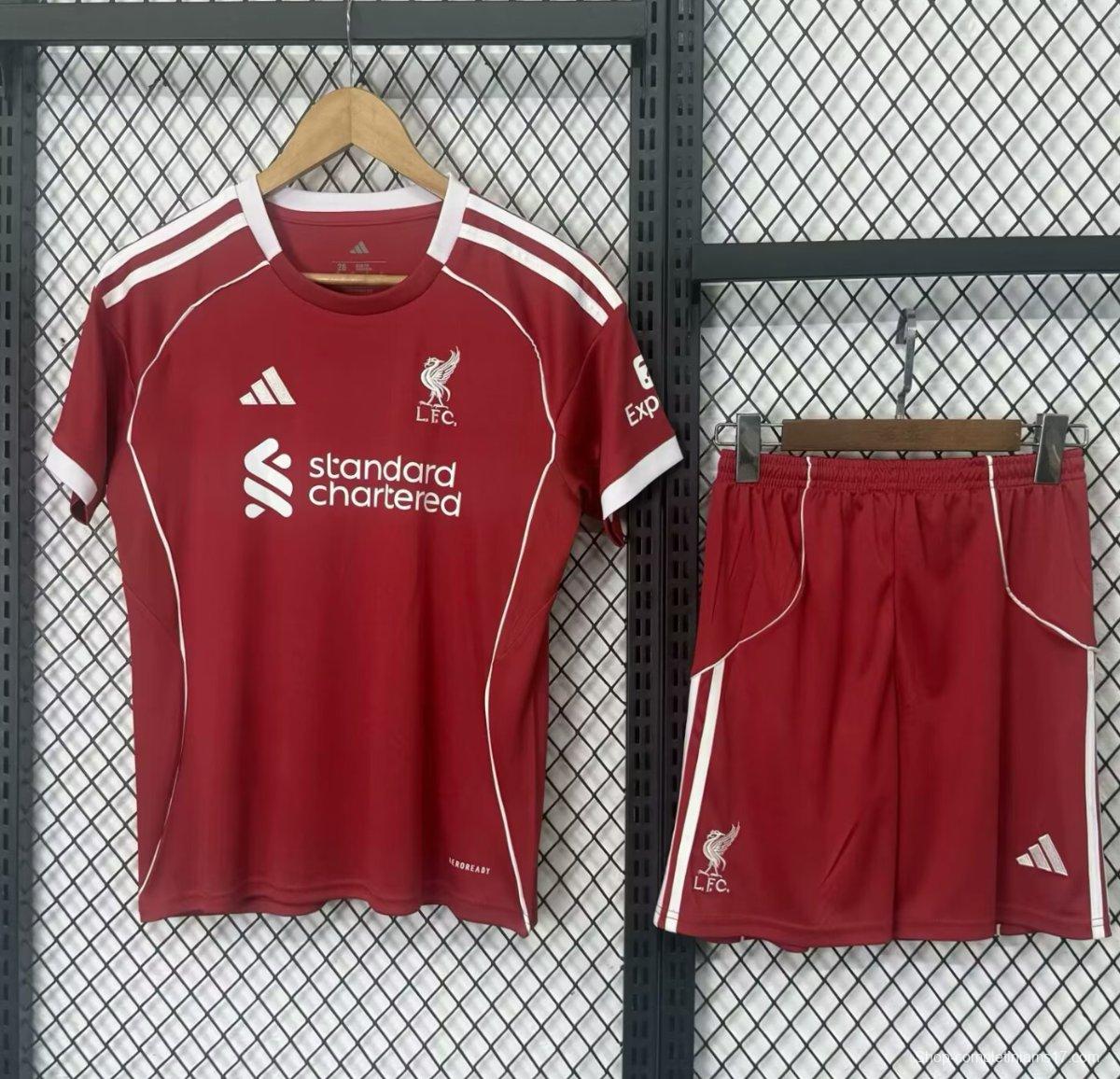 25/26 Kids Liverpool Home Jersey