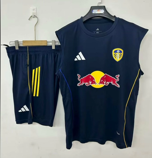 25/26 Leeds United Vest Jersey Royal Blue+ Shorts