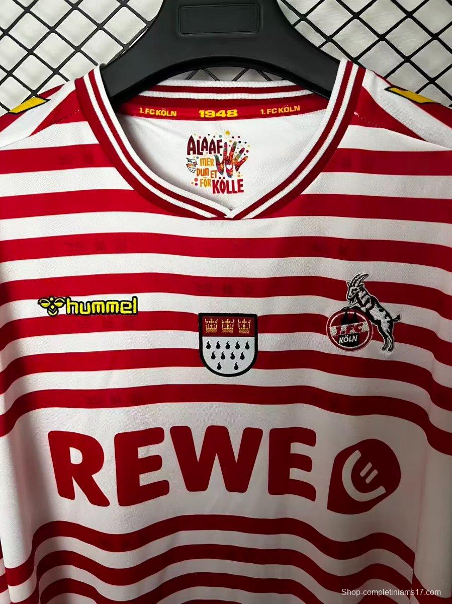 25/26 Koln Carnival White/Red Special Long Sleeve Jersey