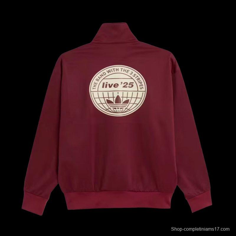 adidas x Oasis Tour Firebird Track Top Noble Maroon