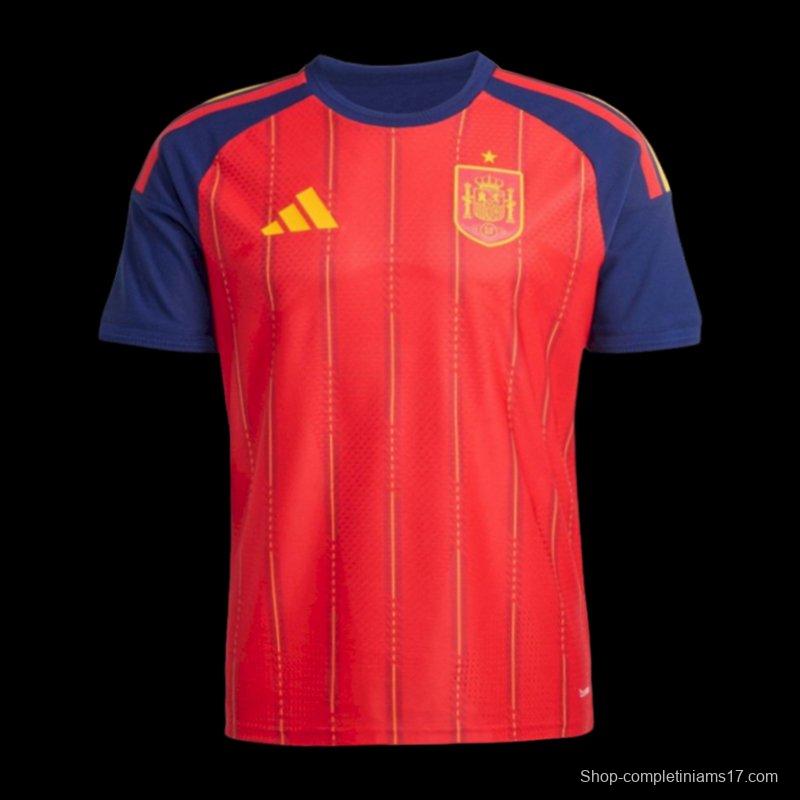 2026 Mens Spain World Cup Home Jersey