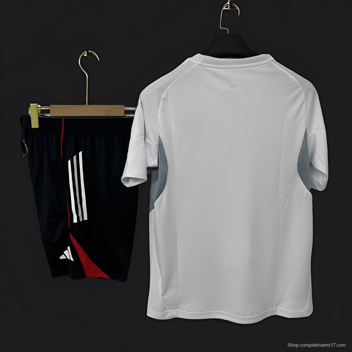 25/26 Benfica White Short Sleeve Jersey+Shorts