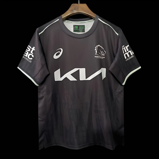 25/26 Brisbane Broncos Charcoal Grey Training Jersey