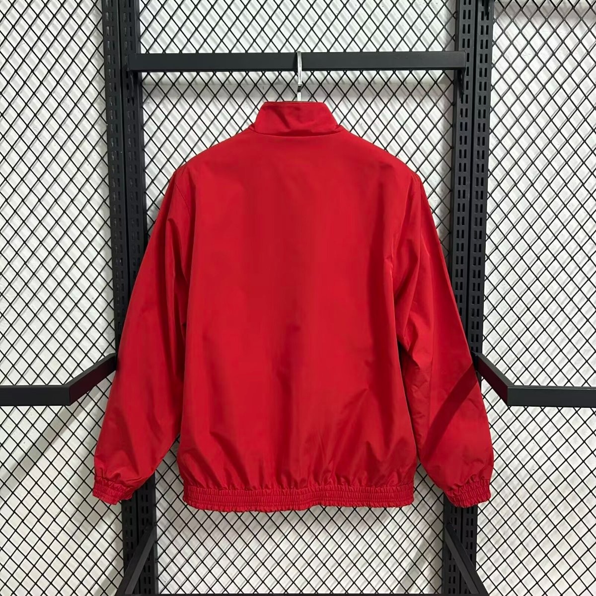 2026 Spain Red/Blue Full Zipper Reversible Windbreaker