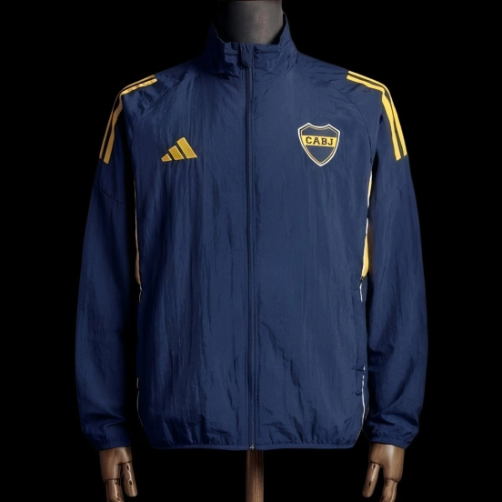 2026 Boca Juniors Black Jacket Windbreaker