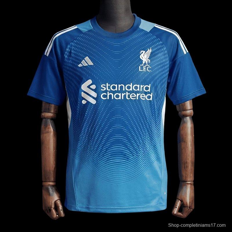 25/26 Liverpool Goalkeeper Blue Jersey