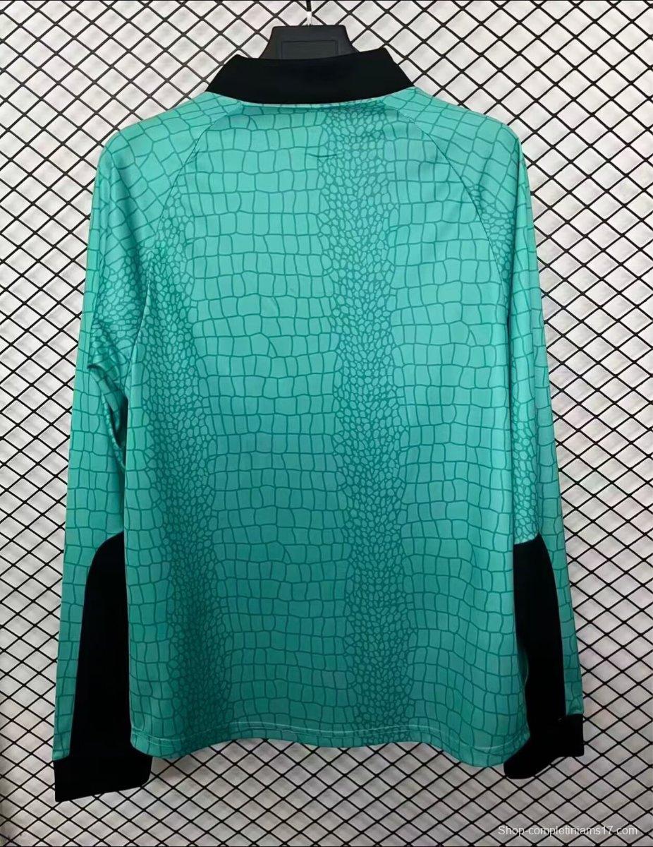 Retro 97/98 Newcastle United Green Goalkeeper Long Sleeve Jersey