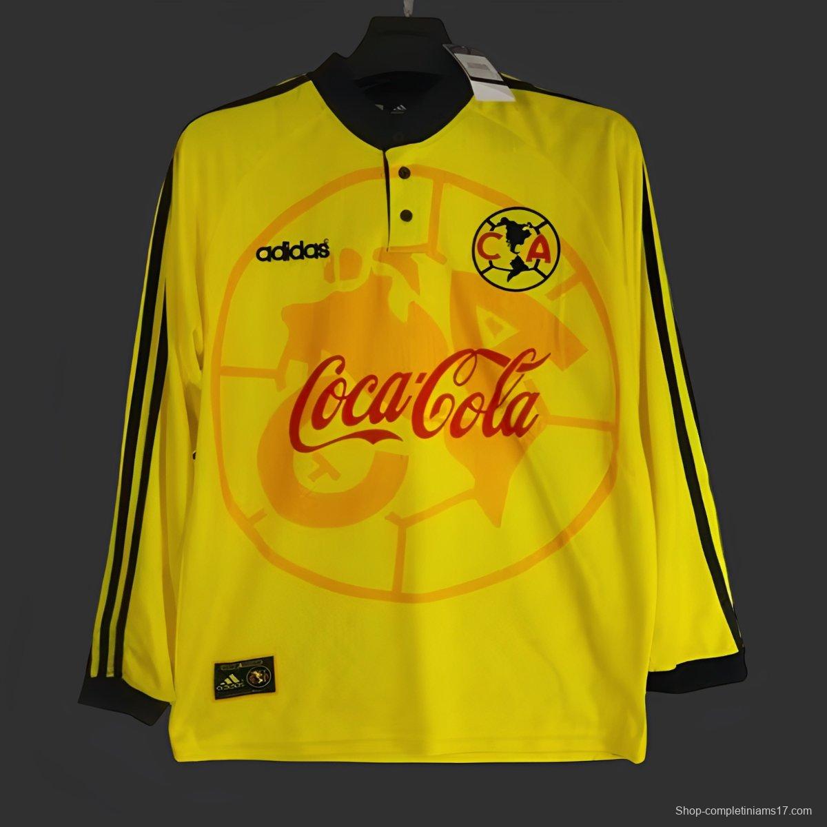 Retro 97/98 Club America Home Long Sleeve Jersey
