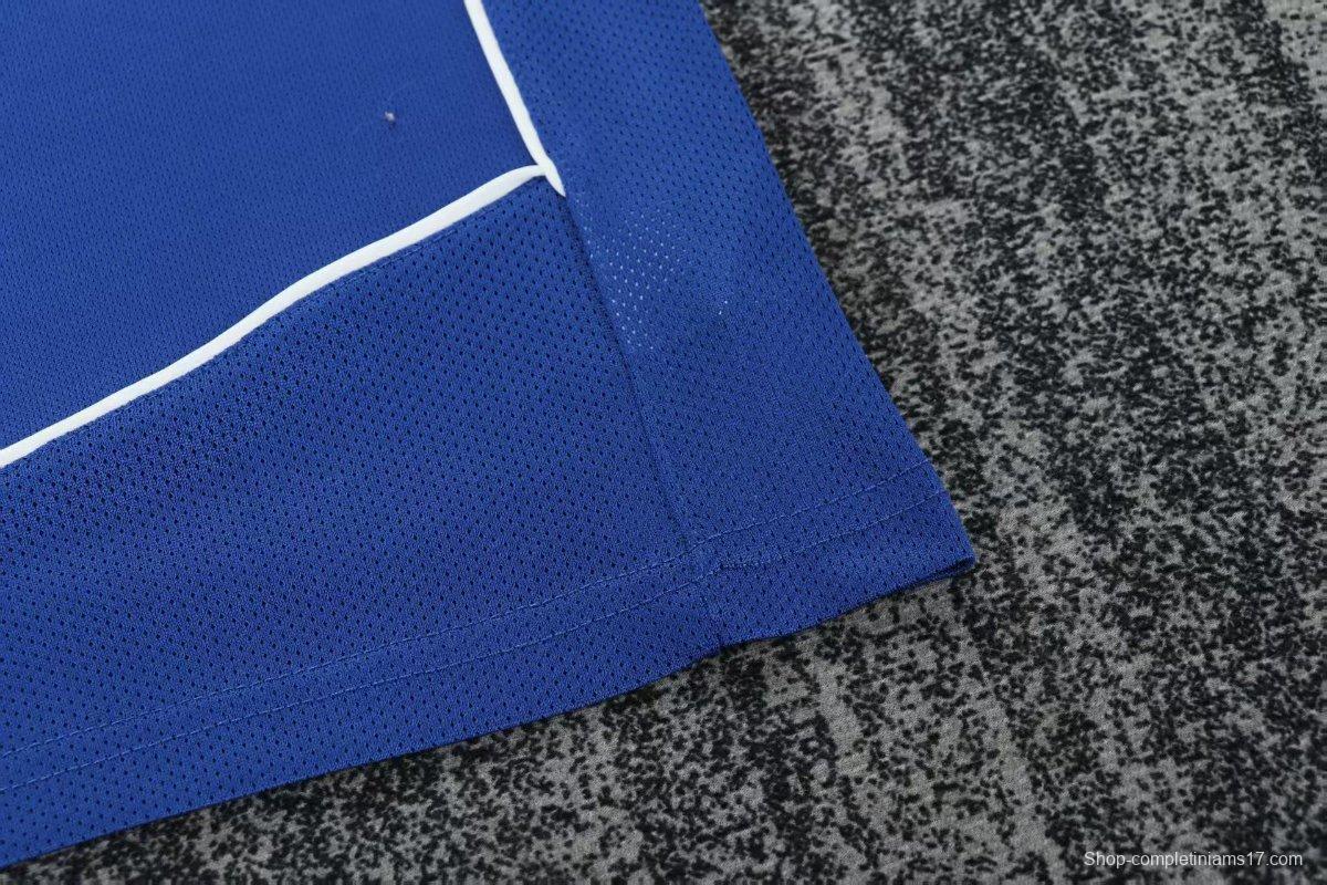 Retro Kids 2004 Brazil Away Blue Jersey