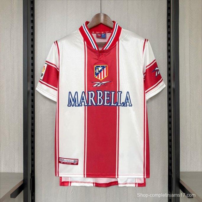 1999/00 Retro Atletico Madrid Home Jersey