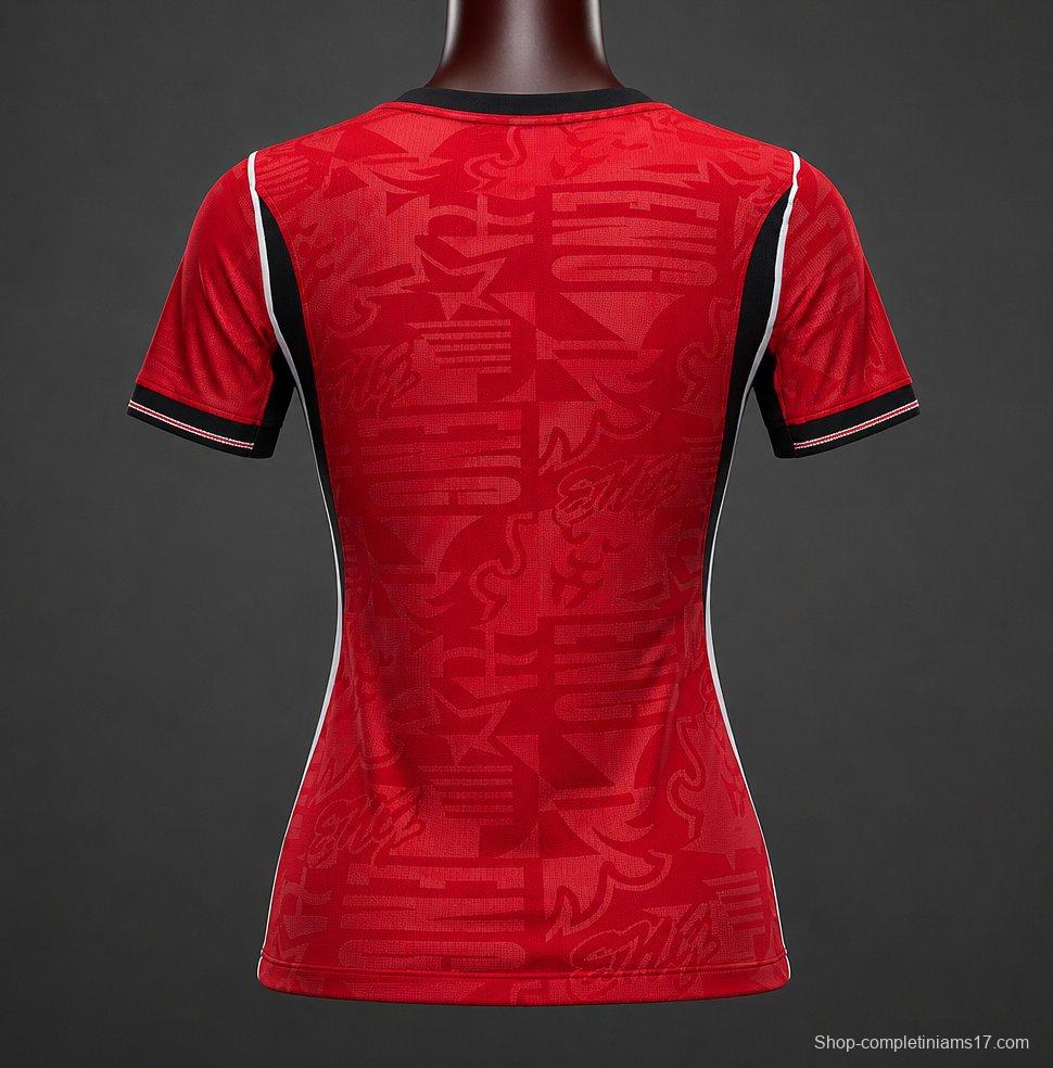 2026 Women England Away Red Jersey