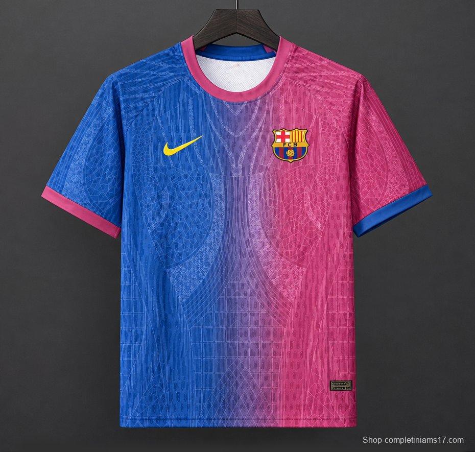 26/27 Barcelona Special Edition Blue/Pink Mosaic Jersey