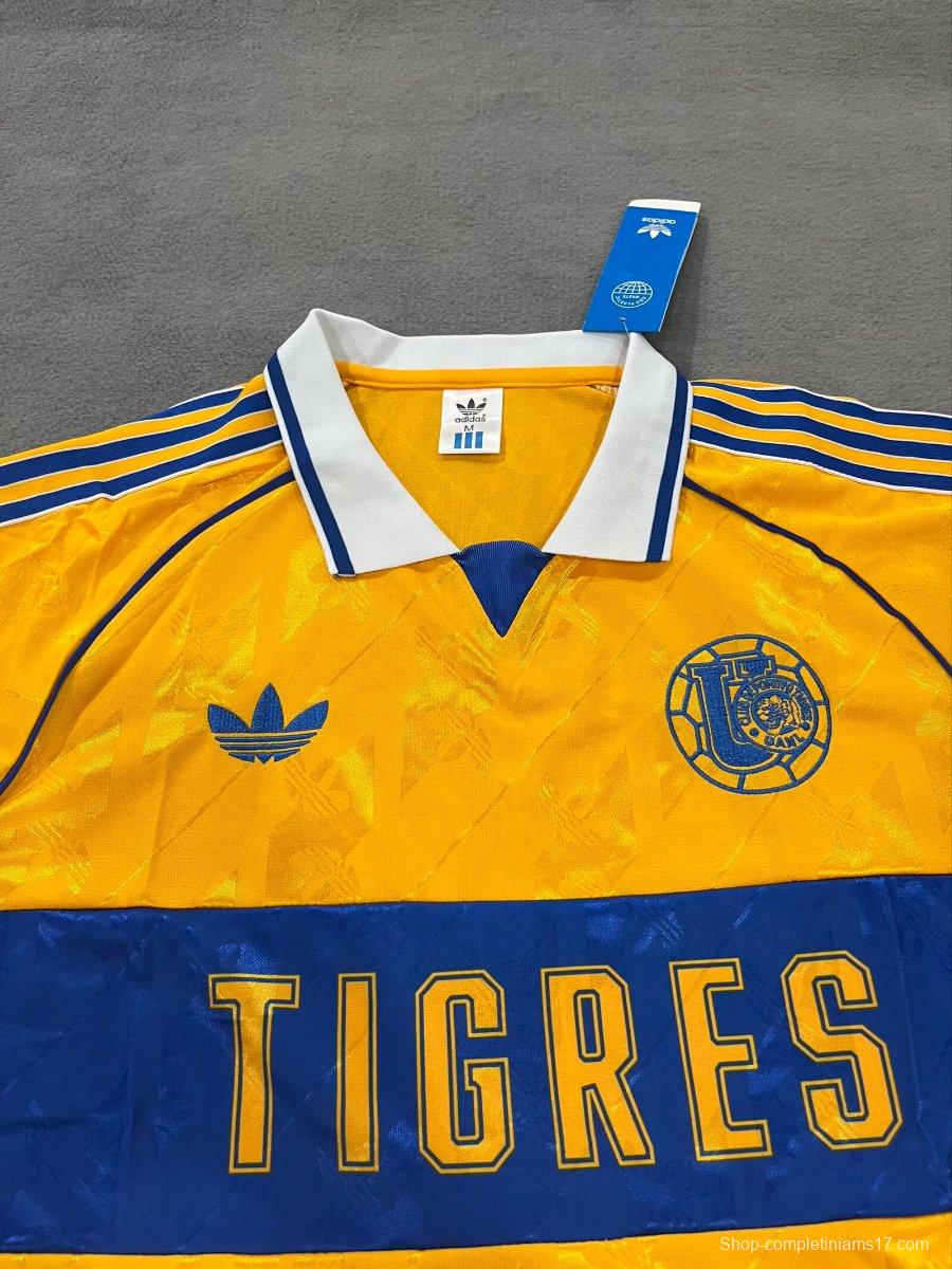 26/27 Adidas Originals Tigres UANL 65th Anniversary Collegiate Gold Jersey
