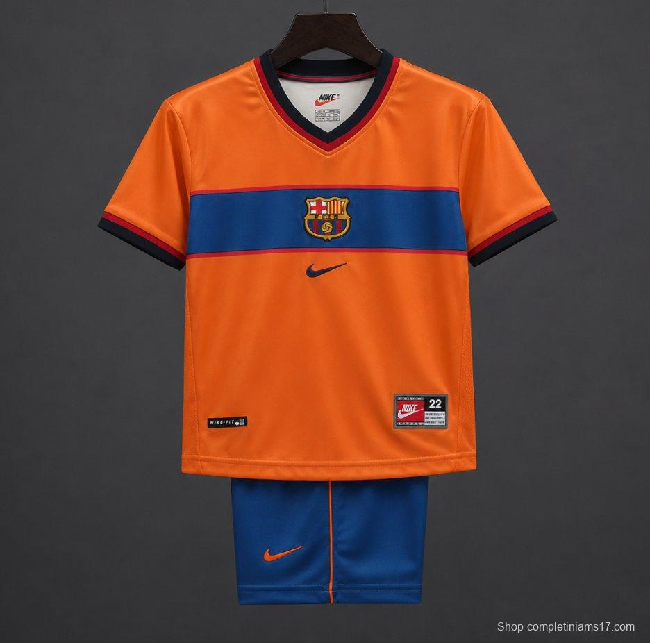 Retro Kids 98/99 Barcelona Third Jersey
