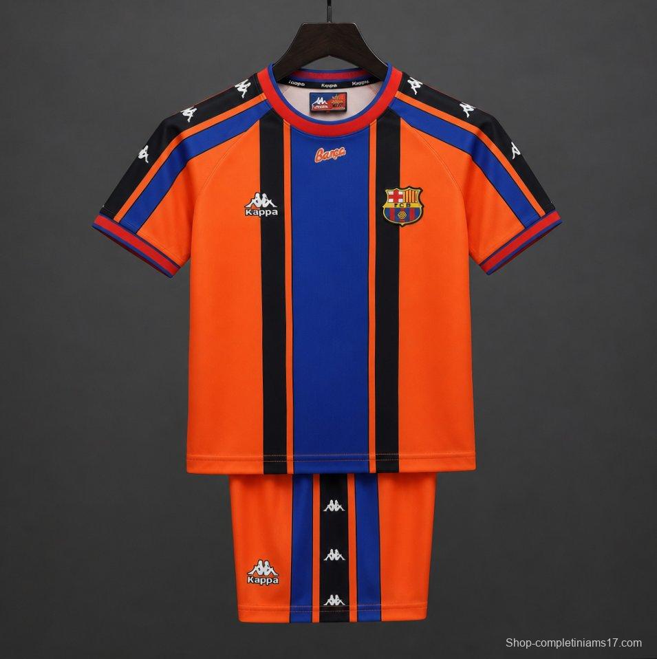 Retro Kids 97/98 Barcelona Away Jersey