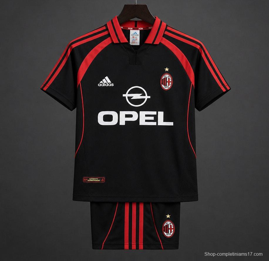 Retro Kids 00/01  AC Milan Third Jersey