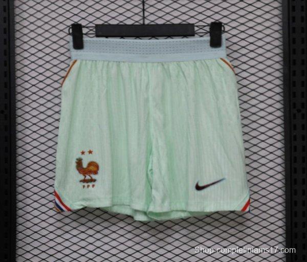 Player Version 2026 France Mint Green Away Shorts