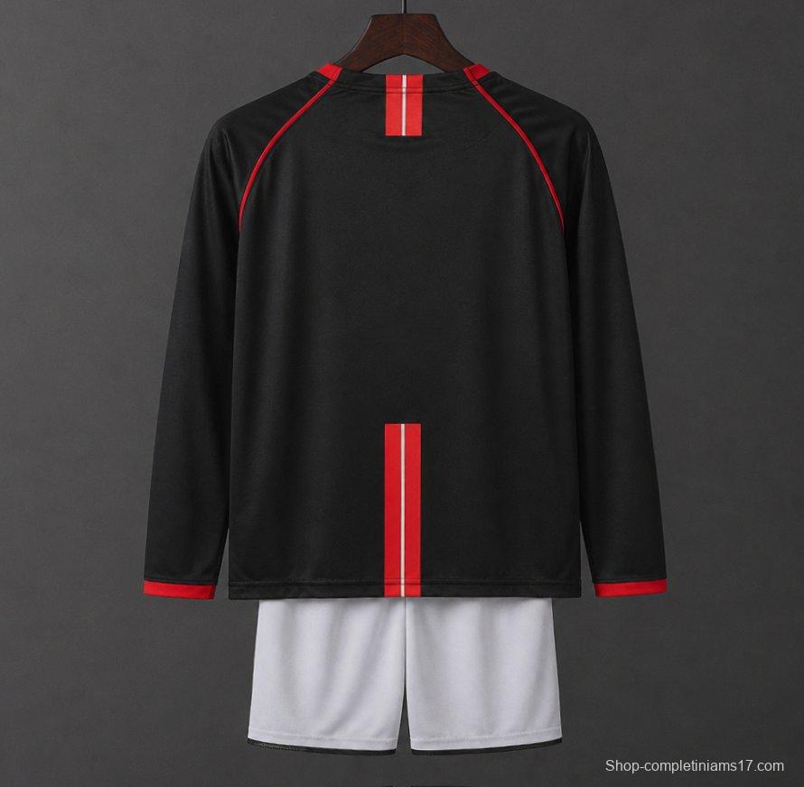 Retro Kids 07/08 Manchester United Away Long Sleeve Jersey