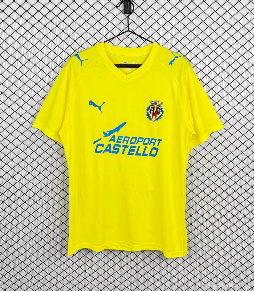 Retro 08/09 Villarreal CF Home Jersey