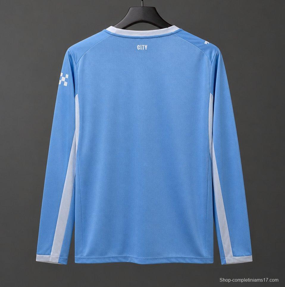 26/27 Manchester City Home Long Sleeve Jersey