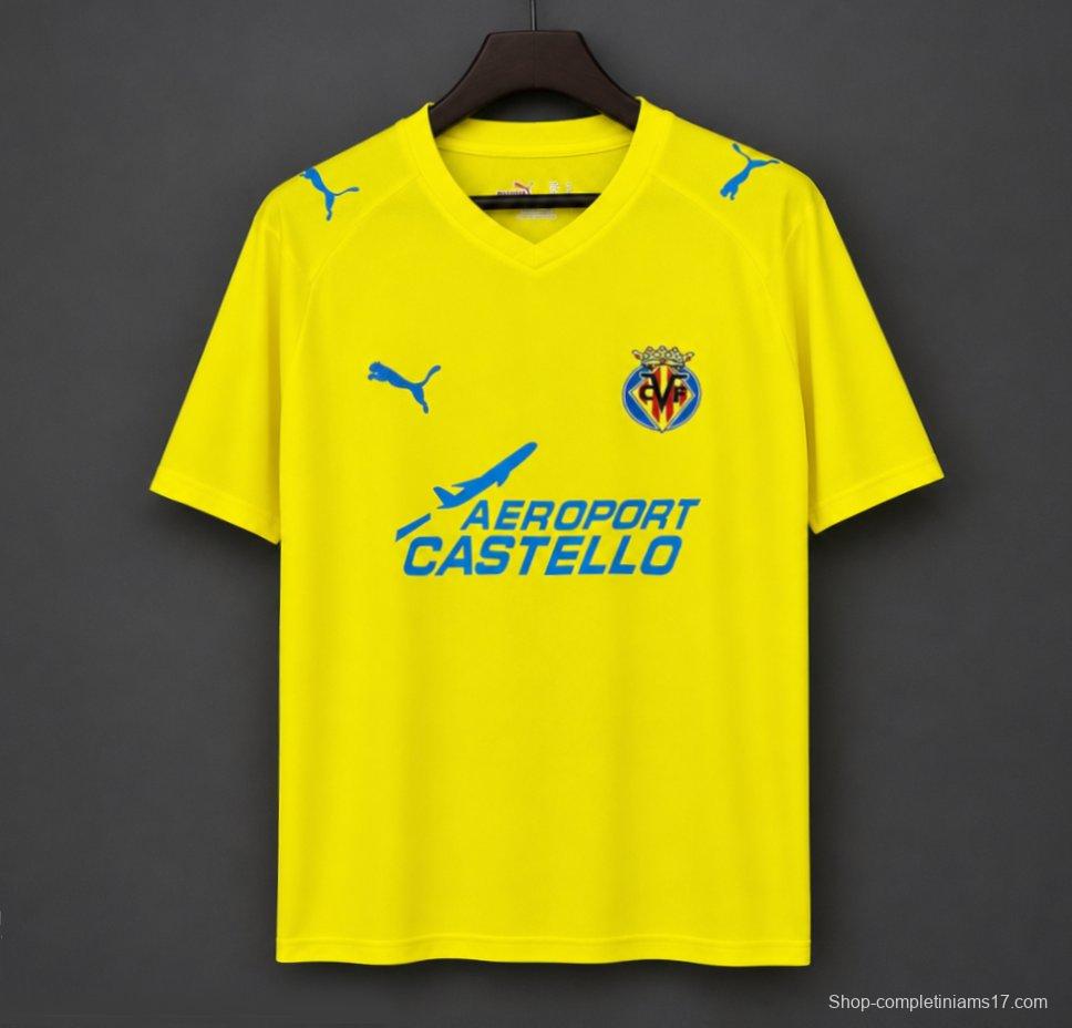 Retro 08/09 Villarreal CF Home Jersey