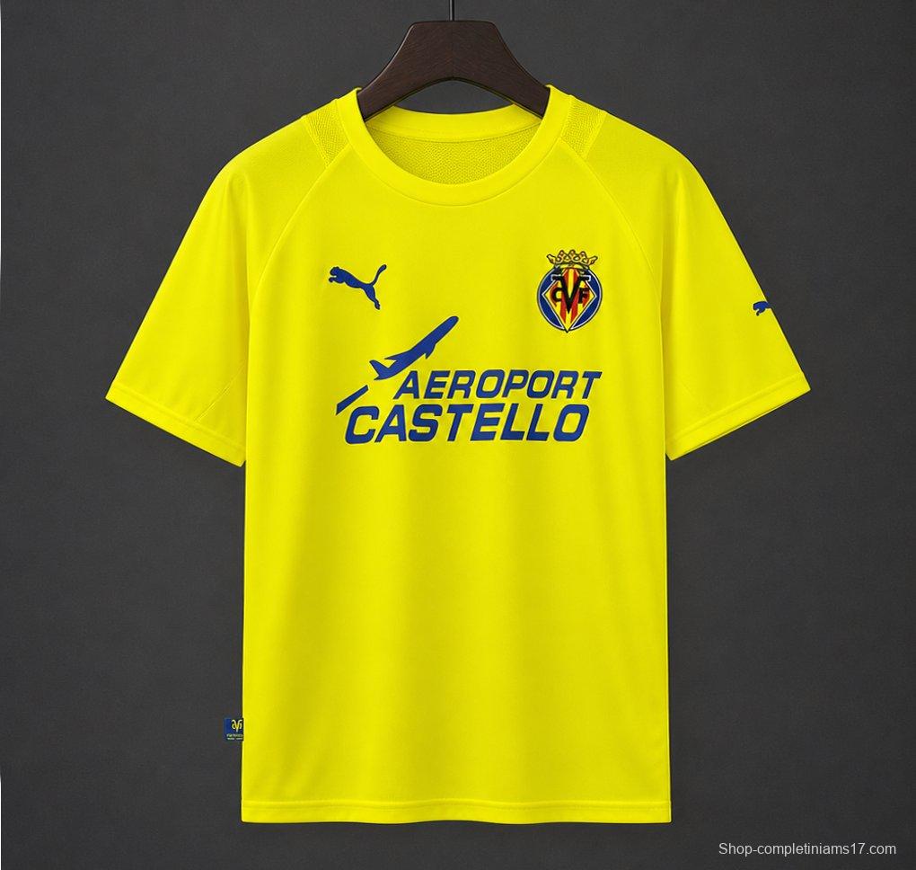 Retro 05/06 Villarreal CF Home Jersey