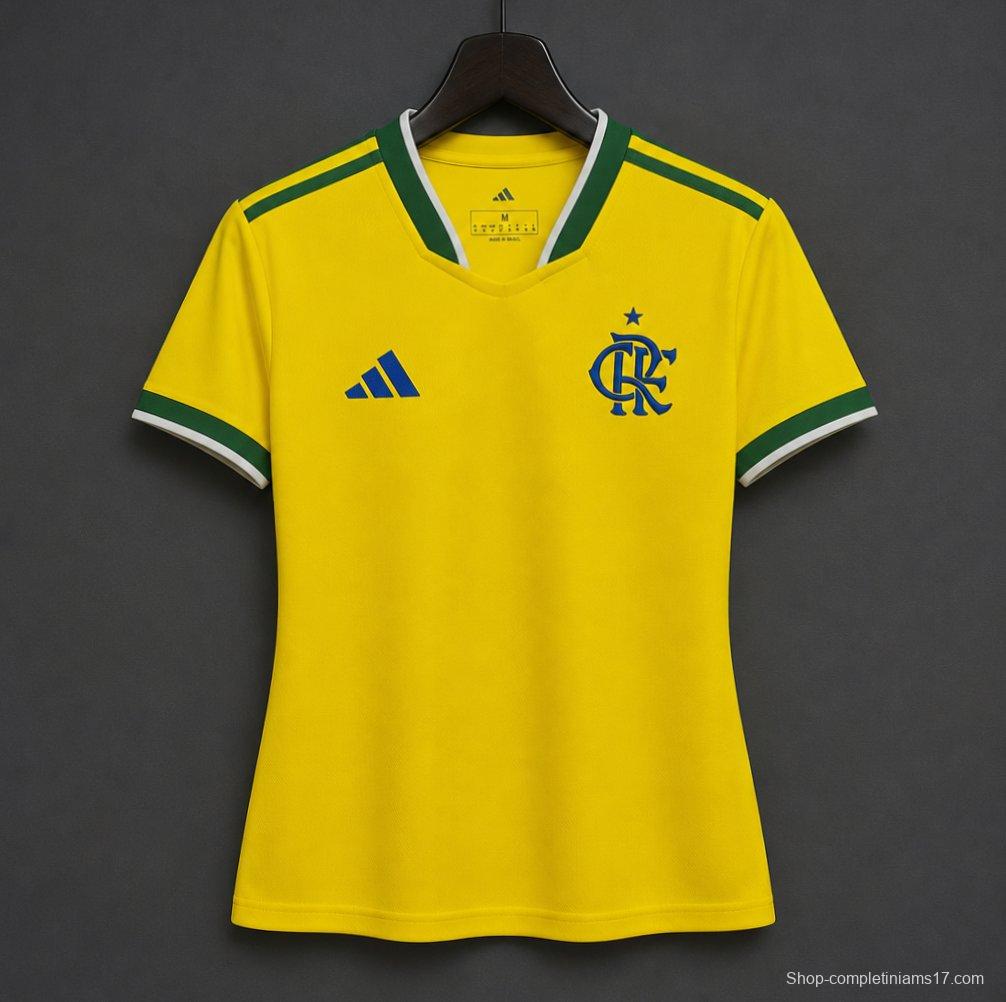26/27 Women Flamengo Yellow Special Edition Jersey