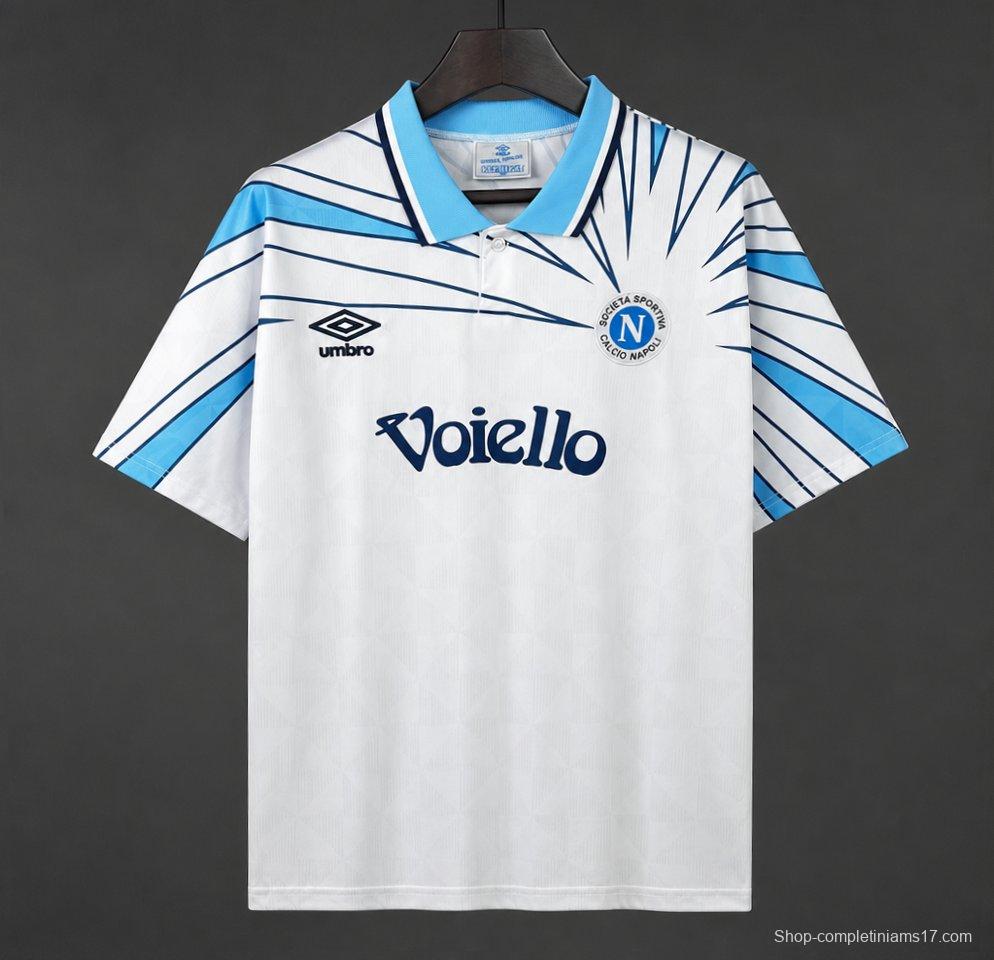 Retro 91/92 Napoli Away Jersey