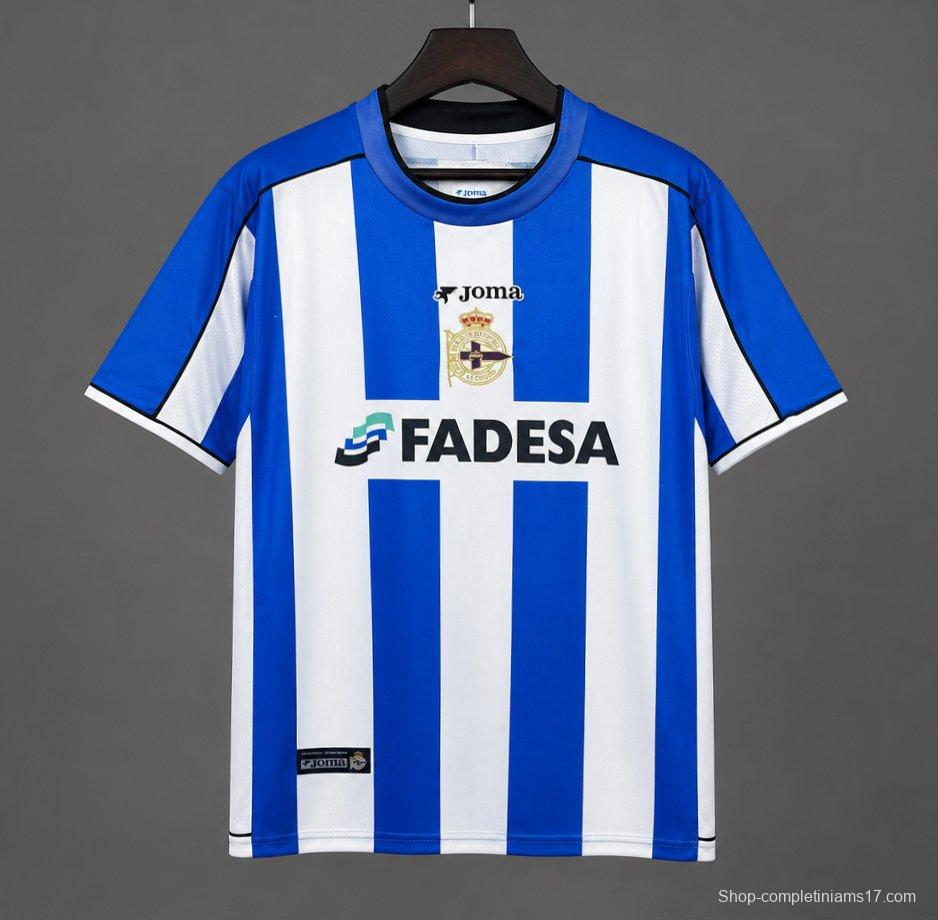 Retro 03/04 Deportivo de La Coruña Home Jersey