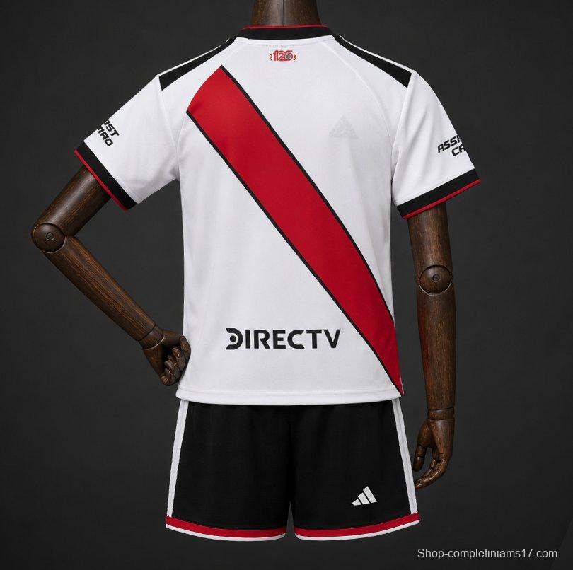 26/27 Kids River Plate Home Jersey