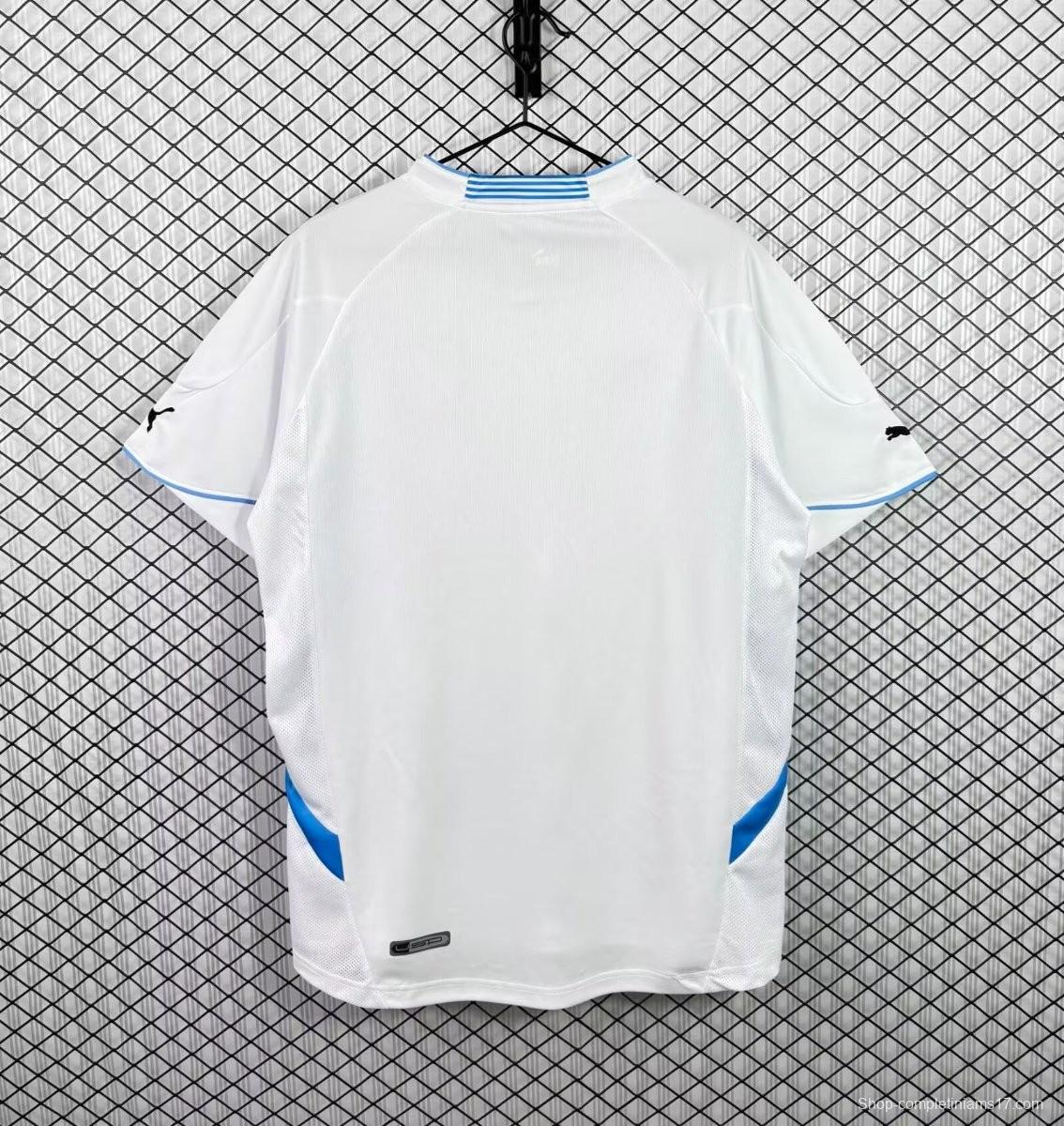 Retro 2010 Uruguay Away White Jersey