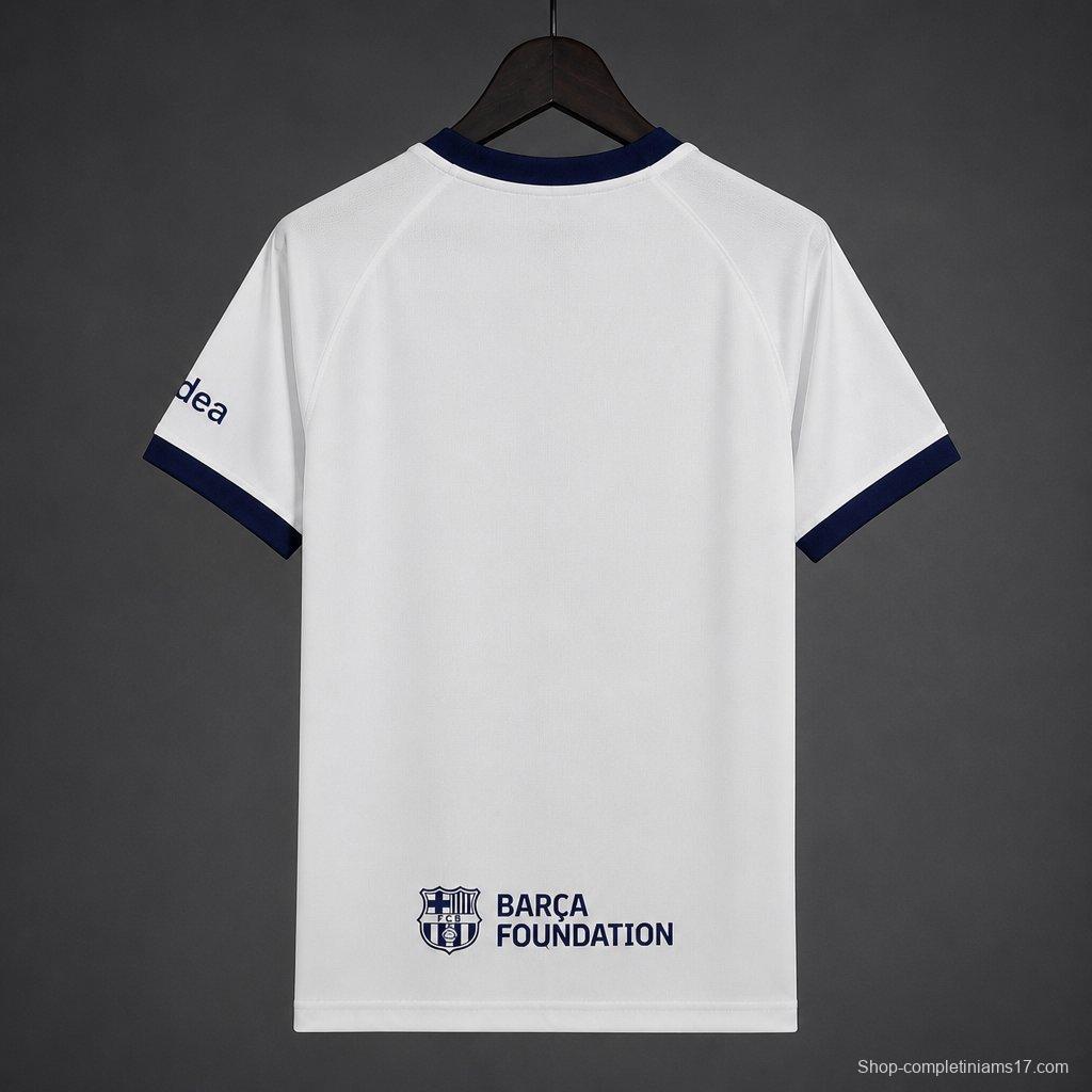 26/27 Barcelona Fourth White&Red Jersey