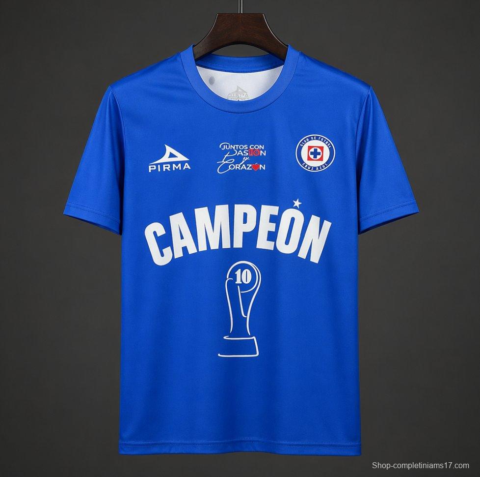 26/27 Cruz Azul Champions Blue Jersey