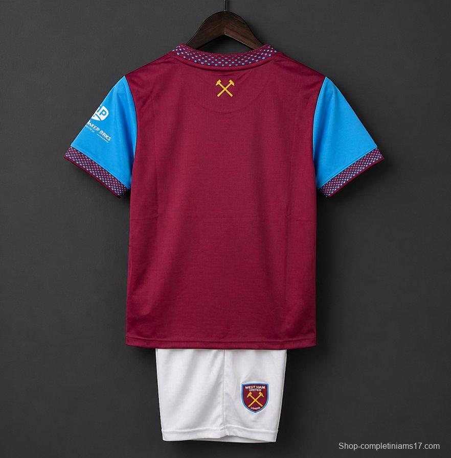 26/27 Kids West Ham United Home Jersey